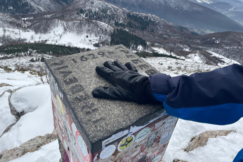 Snowshoeing on Trebević - Winter Adventure Above Sarajevo