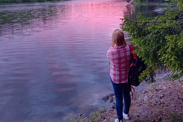 Stockholm : Randonnée dans le parc national de Tyresta en soirée et au coucher du soleil