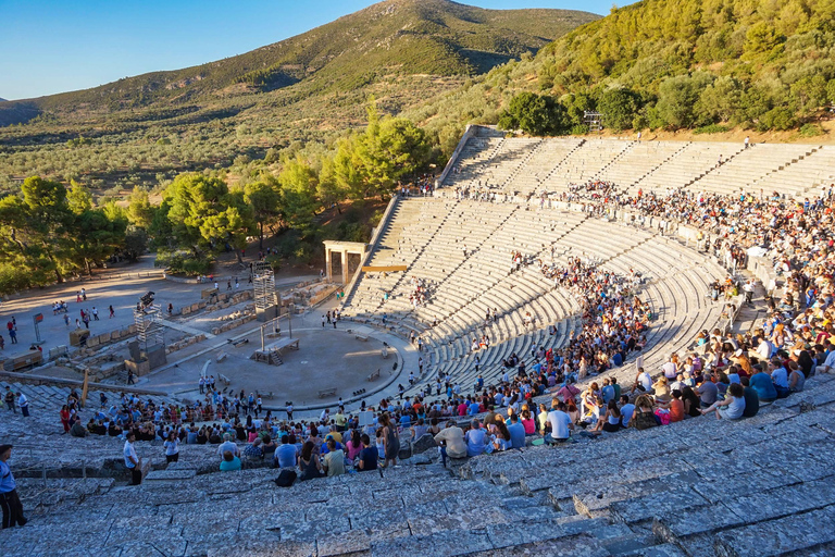 Depuis Athènes : Excursion d'une journée à Mycènes, Nauplie et Épidaure