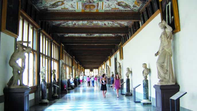 florença tour guiado e sem fila pela galeria uffizi