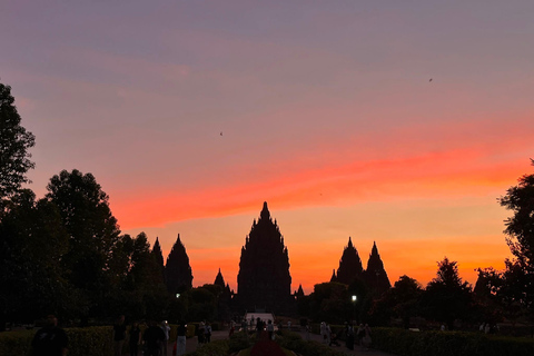 Yogyakarta: Prambanan Temple Sunset & Merapi Lava at Night Transport Only
