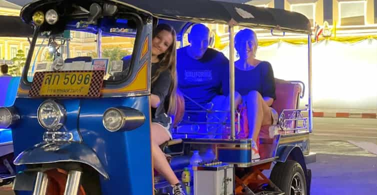 Bangkok Tuk-Tuk by Night with Chinatown Street Food Meal