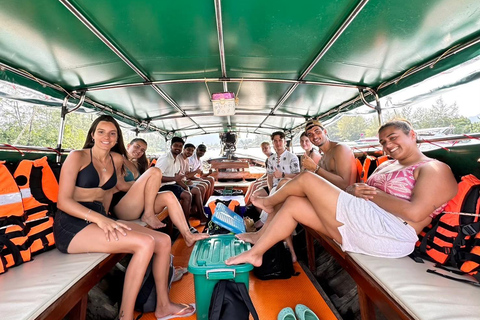 Krabi: 4 eilanden tour per longtail boot met lunch