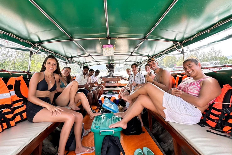 Krabi: Tour por las 4 islas en barco de cola larga con almuerzo