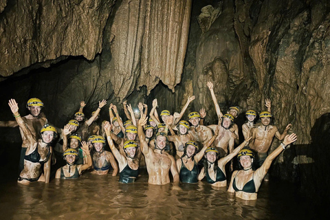 Phong Nha: Zipline Dark Cave & Paradise Cave Exploration Option 4: Full Adventure Experience - Drop-off in Hue
