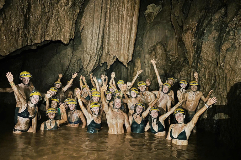 Phong Nha: Zipline Dark Cave & Paradise Cave Exploration Option 4: Full Adventure Experience - Drop-off in Hue