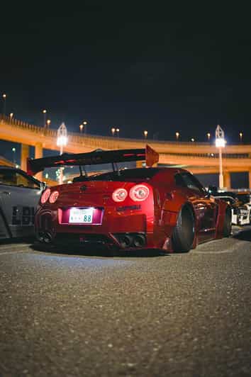 Shibuya City: DAIKOKU PA LBWK GT-R R35, R34 og R32 Tour | GetYourGuide
