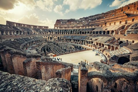Rooma: Colosseum Arenan lattia ja antiikin Rooman opastettu kierros.