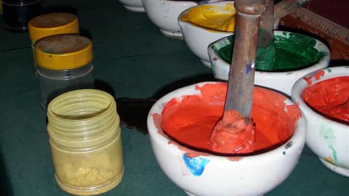 bhaktapur thanka painting workshop