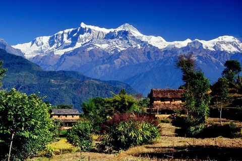 Nepal: Trilha do acampamento base do Annapurna (ABC) saindo de KatmanduNepal: Caminhada pelo acampamento base do Annapurna saindo de Katmandu