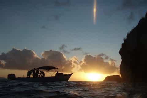 Crociera con champagne al tramonto a St. George