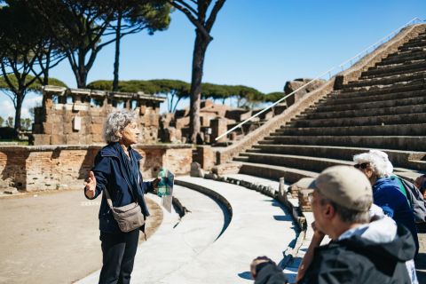 Rome : Excursion guidée d'une demi-journée à Ostia Antica en train