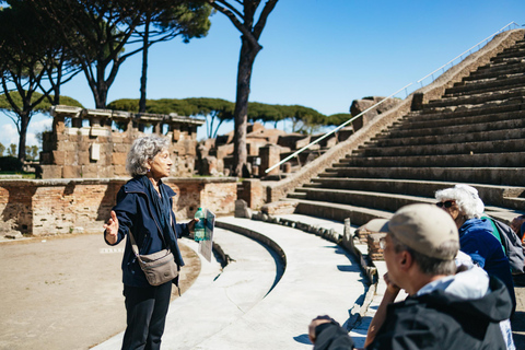 De Roma: Viagem de 1 dia de trem com guia para Ostia Antica