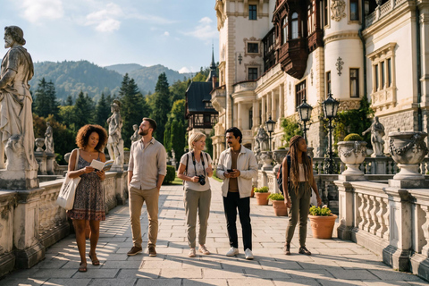 From Bucharest: Dracula's Castle, Peles Castle & Brasov Trip MINIVAN - Dracula's Castle, Peles Castle & Brasov Trip