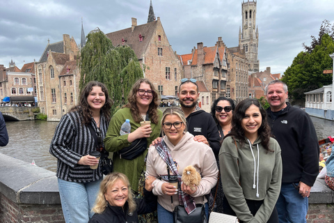 Paris: Viagem de 1 dia a Bruges e Ghent com passeio de barco e degustações