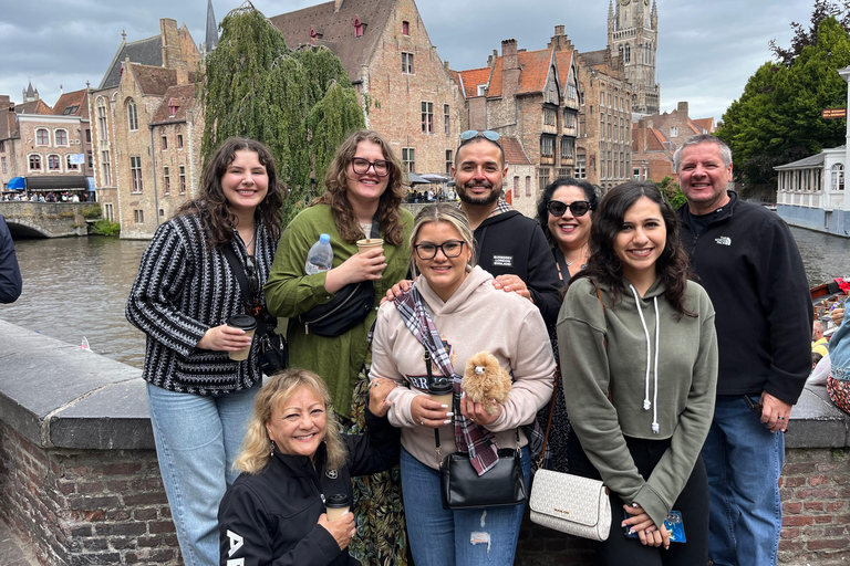 Paris: Viagem de 1 dia a Bruges e Ghent com passeio de barco e degustações