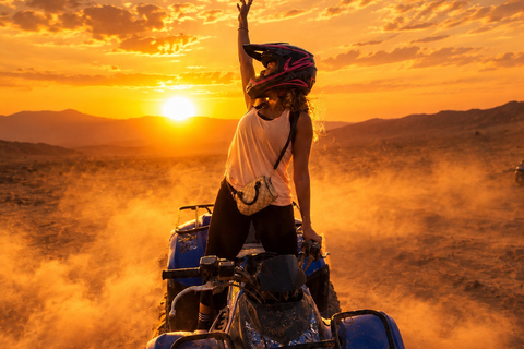 Marrakech to Agafay: Sunset, Quad, Camel & Dinner, Fire show