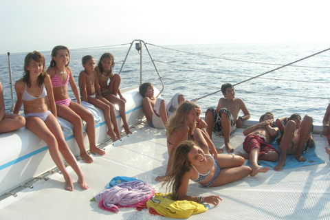 Lloret de Mar: Catamaran Sailing Cruise with BBQ and Drinks Afternoon Catamaran Sailing Cruise with Barbeque & Drinks