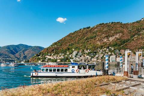 Milan : Excursion d'une journée sur le lac de Côme et Lugano avec croisière privée