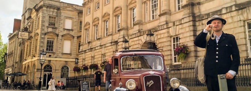 Bristol : abri antiaérien et et visite à pied du marché de Saint-Nicolas