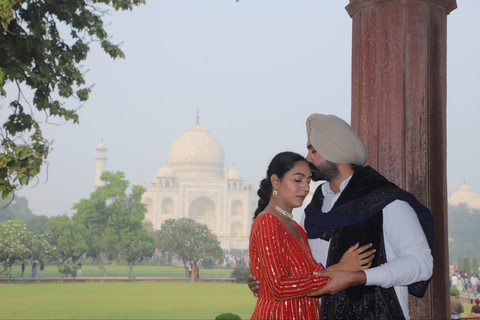 From Delhi:- Taj Mahal & Agra fort tour with popular guide From Delhi:-Guide, Tickets, transport, lunch(all inclusive)