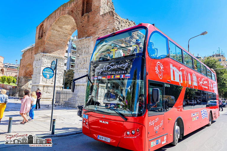 Wycieczka autobusem turystycznym Hop-on Hop-off po SalonikachWycieczka autobusowa Hop-on Hop-off po Salonikach