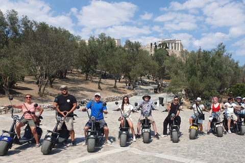 Athens: Premium Guided E-Scooter Tour in Acropolis AreaAthens: Guided E-Scooter Tour in Acropolis Area