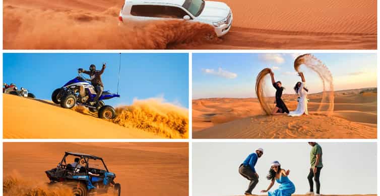 Doha: Desert Safari with ATV/Quad, Camel Ride, SandBoarding