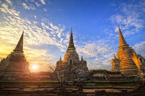 Bangkok: Giant Buddha & Ayutthaya Afterlife Tour Round Trip Transportation & Guide