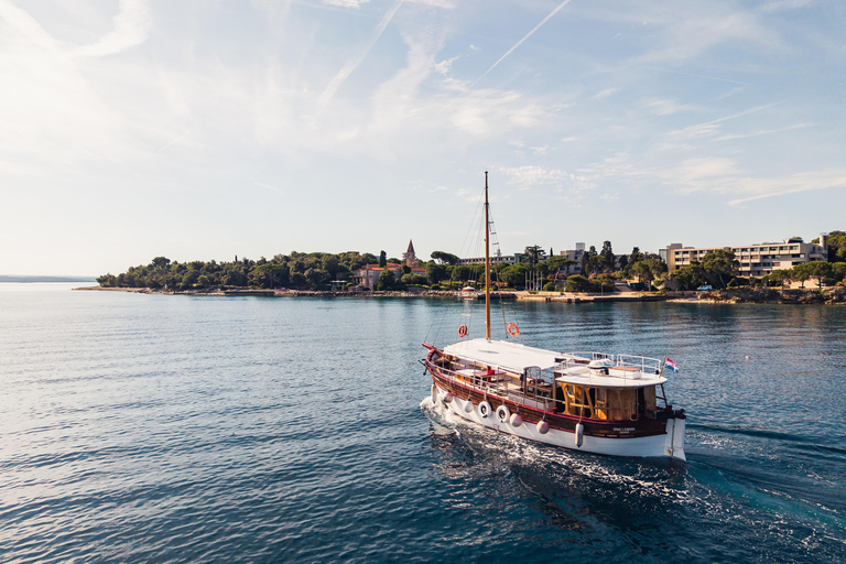Rovinj: Red Island & Lim Fjord boat tour with BBQ & Swimming