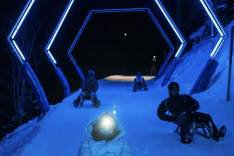 From Zurich: Alpine Mario Kart Light Ride — Snow & Stars