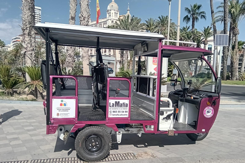 Alicante: Tuk Tuk Tour Elektrisch 60 Minuten Elektrisch