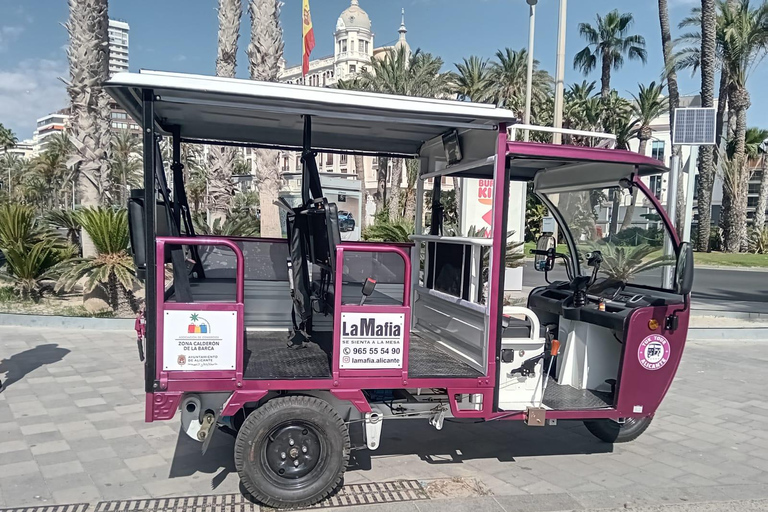 Alicante: Tuk Tuk-tur Elektrisk 30 minuter Elektrisk