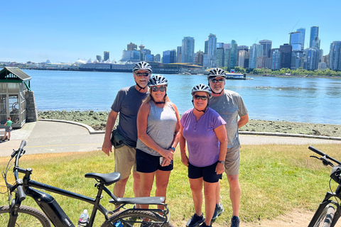 Visite guidée du front de mer de Vancouver en vélo/vélo