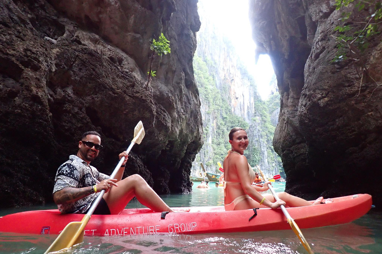 Koh Phi Phi : Pirat båttur med snorkling och kajakpaddling