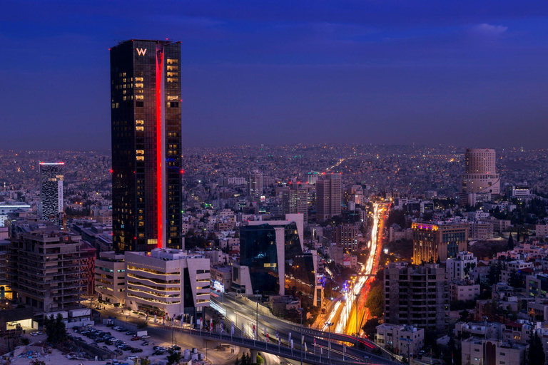 Från Döda havet: Amman stad, Madaba och Mount Nebo dagsturResa med endast transport