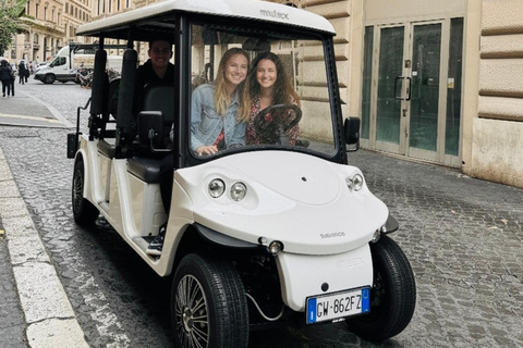 Rome: Explore Top Attractions by Exclusive Golf Cart Tour Private Golf Cart: Explore Top Attractions in Rome