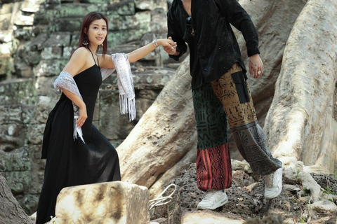 Siem Reap:Angkor Wat Photoshoot ❤️ Wedding birthday Angkor Wat: Wedding Anniversary Shooting