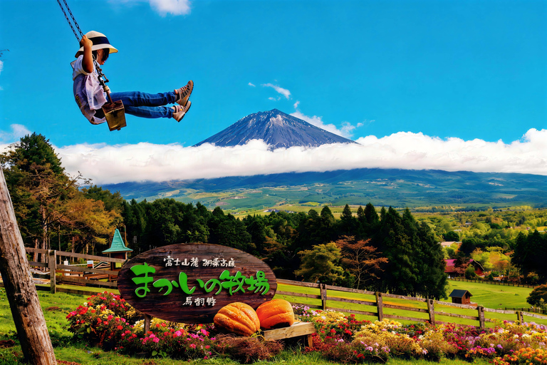 Mt Fuji Lake Tanuki & Makaino Farm Day Tour with Pickup 8:00 Meet at Tokyo Station Marunouchi North