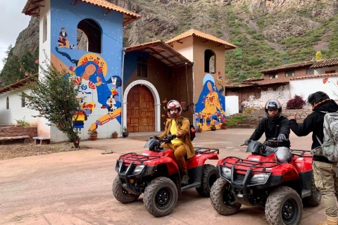 Wycieczka quadem po kopalniach soli Moray i Maras z CuscoWycieczka ATV do kopalni soli Moray w świętej dolinie