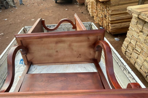 Accra: Timber Market Tour and Furniture Workshop
