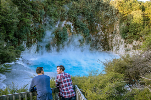 WAIMANGU VOLCANISCHE VALLEY met rondvaart per boot - Groepsrondreis Ex AKL