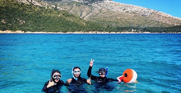 Snorkeling at Tavolara and Molara by zodiac boat