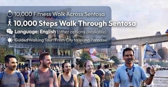 Singapore: 10,000 Steps Fitness Walk in Sentosa