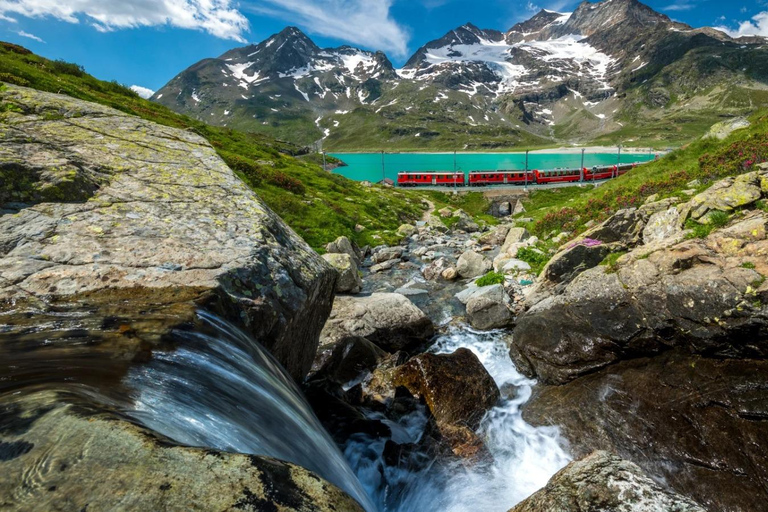 From Milan: Bernina Red Train and St. Moritz Tour Tour Departing from Milan