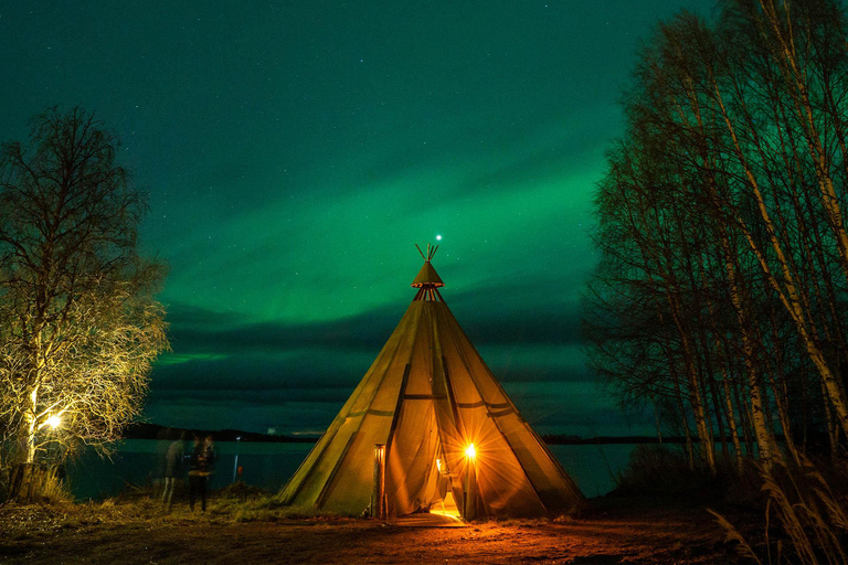 Rovaniemi: Comboio da Aurora para o Wilderness Camp
