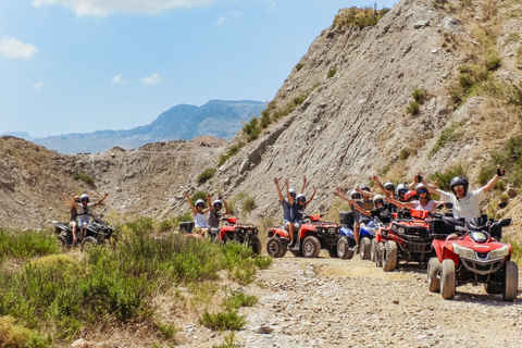 From Rethymno: Half-Day Quad Bike SafariQuad Safari for 1 Driver + 1 Passenger