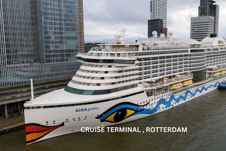 Visite à pied et en bateau de Rotterdam et de Kinderdijk (journée)