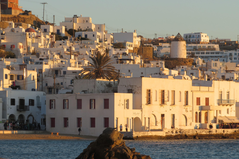 Mykonos: Mykonos stad Privat tur till fots