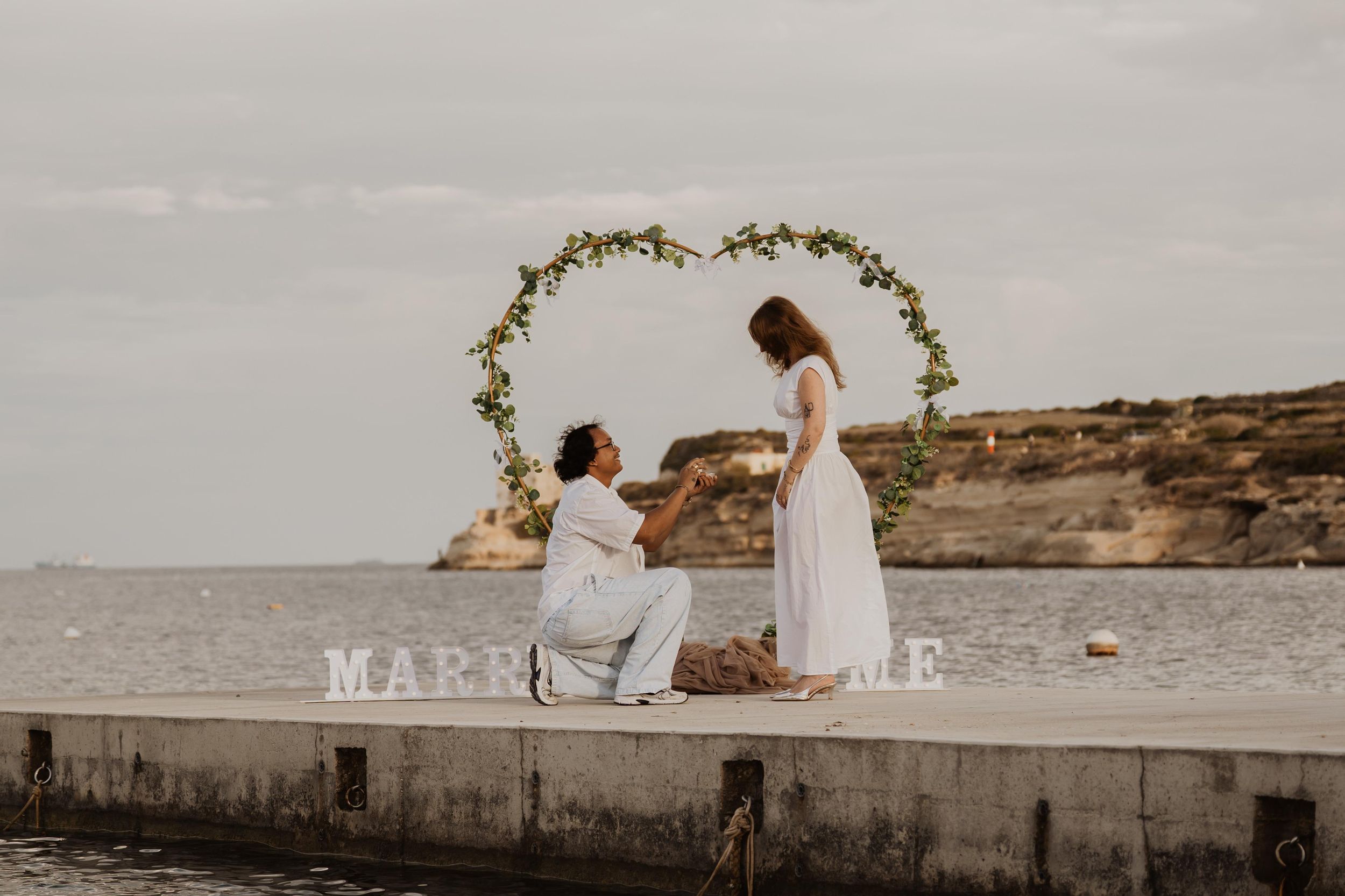 Heiratsantrag-Fotoshooting mit professionellem Fotografen auf Malta